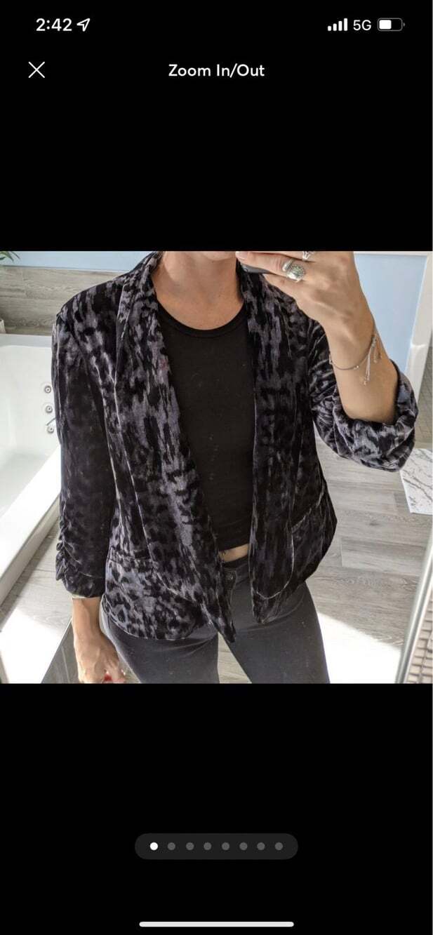 Express velvet blazers